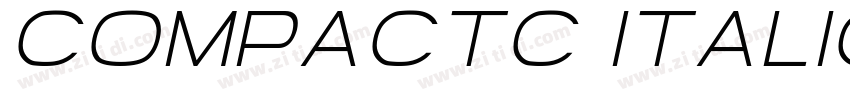 CompactC Italic字体转换